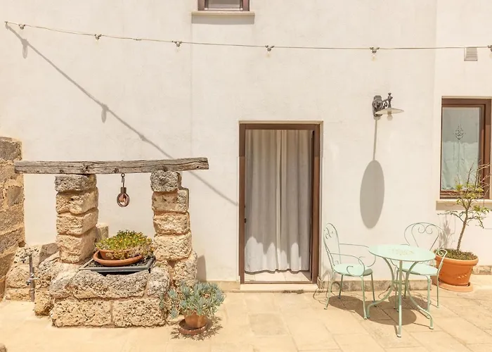Villa Courtyard With Pool Racale
